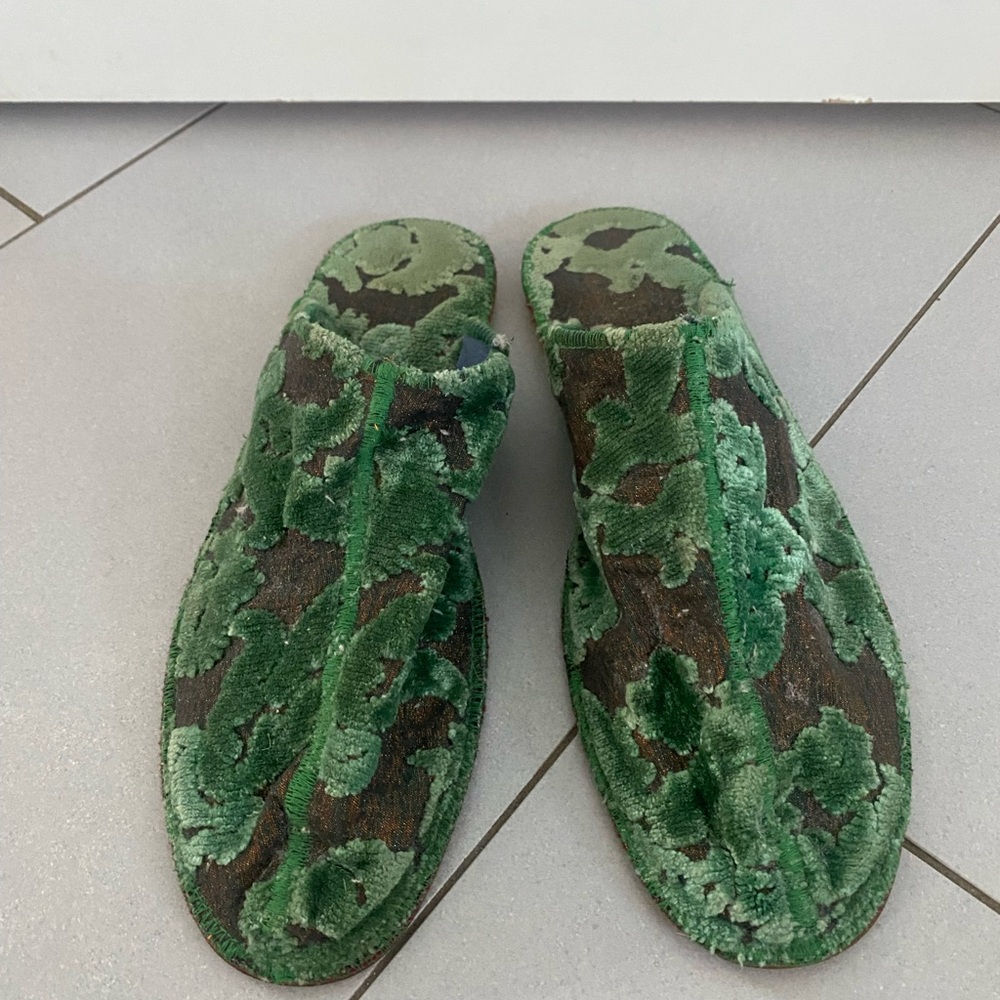 Hand made slip ons